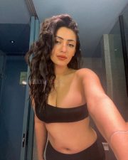 Sexy Shivangi Verma in an One Shoulder Bralette Selfie Photos 03