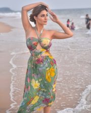 Zila Gorakhpur Actress Shivangi Verma in a Vibrant Floral Halter Dress Photos 01 Zila Gorakhpur Actress Shivangi Verma in a Vibrant Floral Halter Dress Photos 01