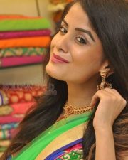 Actress Anukrithi Sexy Saree Photos 01