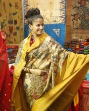 Actress Anukriti Sharma At Silk And Cotton Fab Exhibition Launch Photos 01