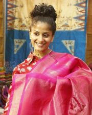 Actress Anukriti Sharma At Silk And Cotton Fab Exhibition Launch Photos 03