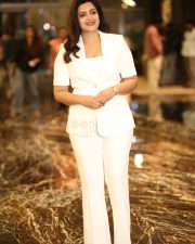 Actress Divya Pillai at Bhairavam Movie Pre Release Event Photos 11
