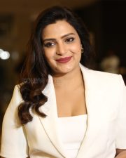 Actress Divya Pillai at Bhairavam Movie Pre Release Event Photos 15