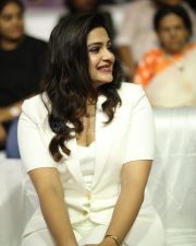 Actress Divya Pillai at Bhairavam Movie Pre Release Event Photos 21