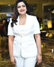 Actress Divya Pillai at Bhairavam Movie Pre Release Event Photos 23