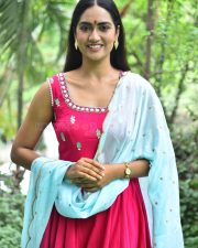 Actress Kajal Choudhary at Ananganaga Movie Success Meet Photos 33
