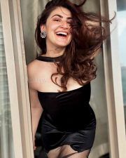 Yeh Saali Aashiqui Actress Shivaleeka Oberoi in a Black Off Shoulder Mini Dress Photos 01