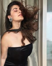 Yeh Saali Aashiqui Actress Shivaleeka Oberoi in a Black Off Shoulder Mini Dress Photos 04