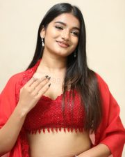 Actress Satwika Jampa at My Love Album Song Launch Photos 15