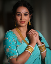 Actress Laya Gorty at Vadhala Movie Teaser Launch Event Photos 22