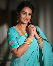 Actress Laya Gorty at Vadhala Movie Teaser Launch Event Photos 24