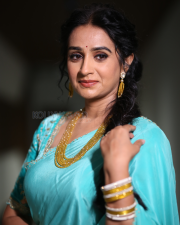 Actress Laya Gorty at Vadhala Movie Teaser Launch Event Photos 34