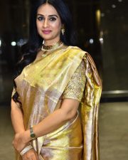Actress Laya at Thammudu Movie Pre Release Event Photos 17