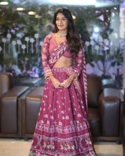 Actress Niharika NM at Mithra Mandali Movie Pre Release Event Pictures 02