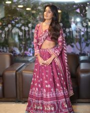 Actress Niharika NM at Mithra Mandali Movie Pre Release Event Pictures 03