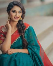 Kannada Actress Reeshma Nanaiah Saree Photos 03
