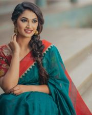 Kannada Actress Reeshma Nanaiah Saree Photos 03