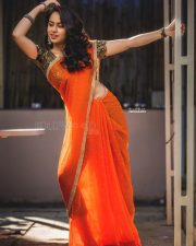 Actress Pallavi Dora Sexy Saree Photos 08