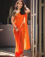 Actress Pallavi Dora Sexy Saree Photos 09