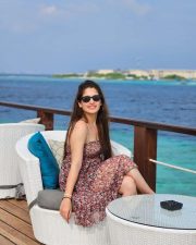 Actress Thejaswini Sharma Maldives Holiday Photos 03