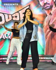 Heroine Mamitha Baiju at Dude Movie Pre Release Event Photos 07