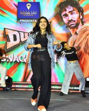 Heroine Mamitha Baiju at Dude Movie Pre Release Event Photos 10