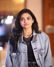 Heroine Mamitha Baiju at Dude Movie Pre Release Event Photos 11