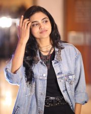 Heroine Mamitha Baiju at Dude Movie Pre Release Event Photos 12