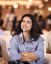 Heroine Mamitha Baiju at Dude Movie Pre Release Event Photos 24