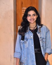 Heroine Mamitha Baiju at Dude Movie Pre Release Event Photos 33