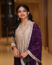 Heroine Mamitha Baiju at Kara Prerelease Event Pictures 02