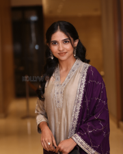 Heroine Mamitha Baiju at Kara Prerelease Event Pictures 05