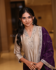 Heroine Mamitha Baiju at Kara Prerelease Event Pictures 07