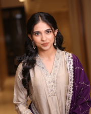 Heroine Mamitha Baiju at Kara Prerelease Event Pictures 08