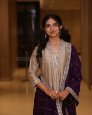 Heroine Mamitha Baiju at Kara Prerelease Event Pictures 17