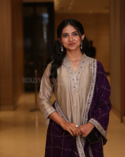 Heroine Mamitha Baiju at Kara Prerelease Event Pictures 17