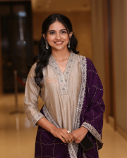 Heroine Mamitha Baiju at Kara Prerelease Event Pictures 18