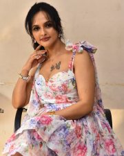 Actress Jyothi Poorvaj at Killer Movie Song Launch Event Pictures 14