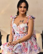 Actress Jyothi Poorvaj at Killer Movie Song Launch Event Pictures 15