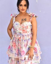 Actress Jyothi Poorvaj at Killer Movie Song Launch Event Pictures 20