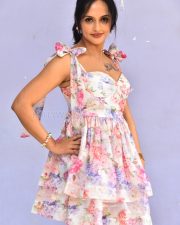 Actress Jyothi Poorvaj at Killer Movie Song Launch Event Pictures 21