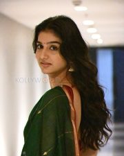 7G Rainbow Colony 2 Heroine Anaswara Rajan in a Green Silk Saree Photos 01 7G Rainbow Colony 2 Heroine Anaswara Rajan in a Green Silk Saree Photos 01