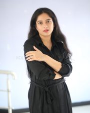 Actress Sanchi Kashyap in a Black Button Up Maxi Dress Pictures 20