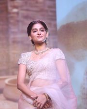 Beautiful Heroine Anaswara Rajan at Champion Movie Trailer Launch Photos 01