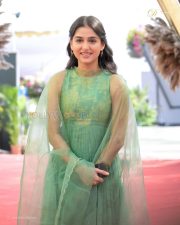 Charming Actress Anaswara Rajan in a Green Embroidered Anarkali Suit Photos 02 Charming Actress Anaswara Rajan in a Green Embroidered Anarkali Suit Photos 02