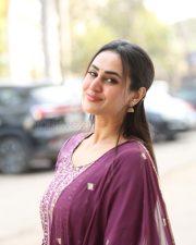 Heroine Archana Iyer at Shambhala Movie Thank You Meet Photos 14