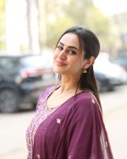 Heroine Archana Iyer at Shambhala Movie Thank You Meet Photos 14