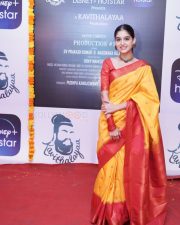 Malayalam Actress Anaswara Rajan in a Traditional Silk Saree Photos 02