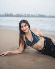 Sexy Ruma Sharma in a Bohemian Style Halter Neck Top with a Black Tiered Skirt Photos 07