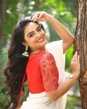 Telugu Actress Nandini at Seetharamapuramlo Movie Pre Release Press Meet Photos 06